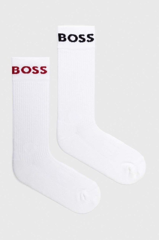 Ponožky BOSS 2-pack dlouhé ponožky bílá 50467707