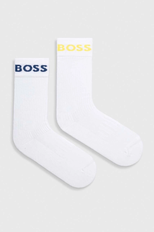 BOSS șosete 2-pack sosete lungi alb 50467707