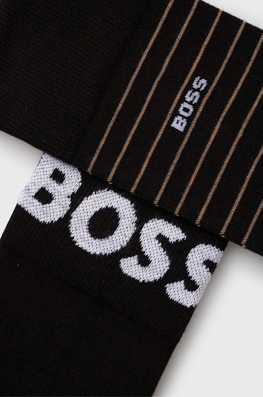 BOSS skarpetki 2-pack 50467722 czarny AW23