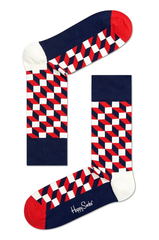 Ponožky Happy Socks 4-pack XBDO09.6002.M námořnická modř