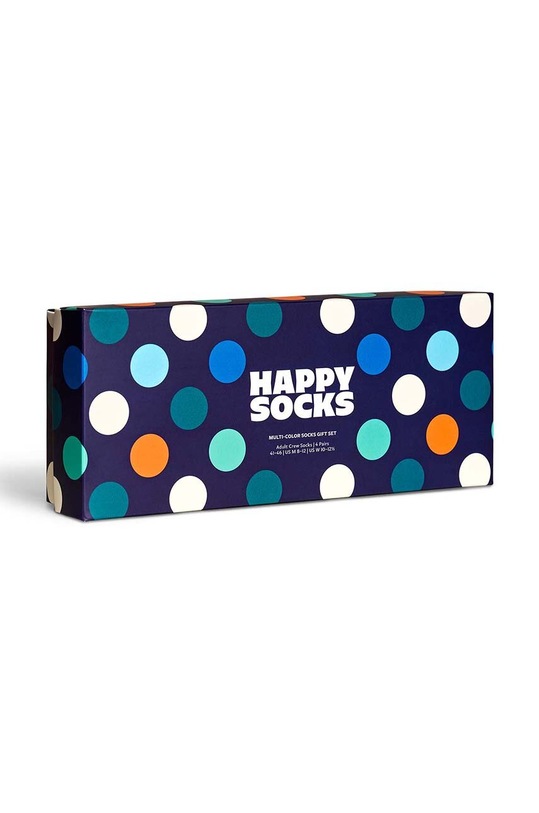 Ponožky Happy Socks 4-pack dlouhé ponožky vícebarevná XMIX09.6050.M