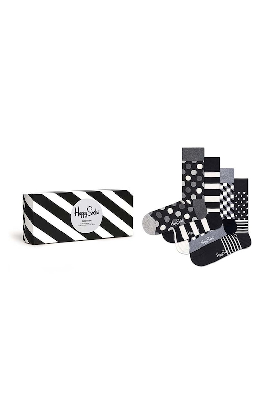 Happy Socks skarpetki 4-Pack XCBW09.9150.M czarny AW22
