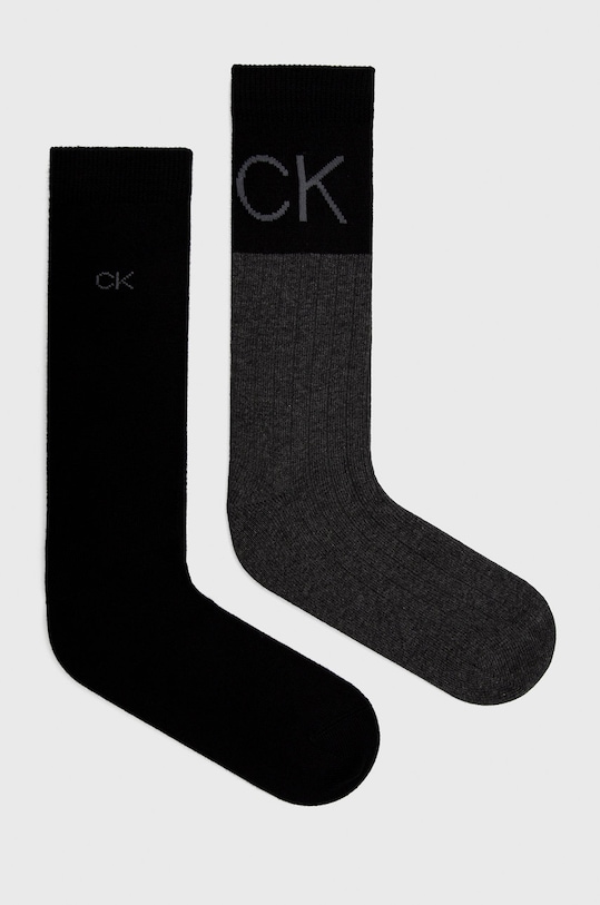 Calvin Klein skarpetki (2-pack) skarpetki długie szary 701219839