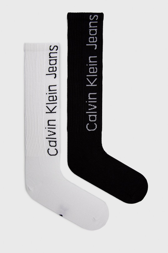 Calvin Klein skarpetki (2-pack) skarpetki długie czarny 701219860