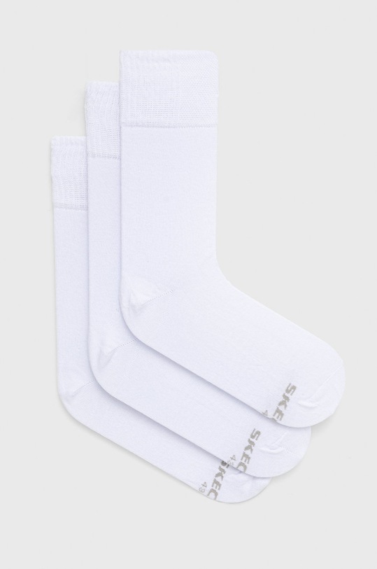 Skechers skarpetki (3-pack) skarpetki długie biały SK41007