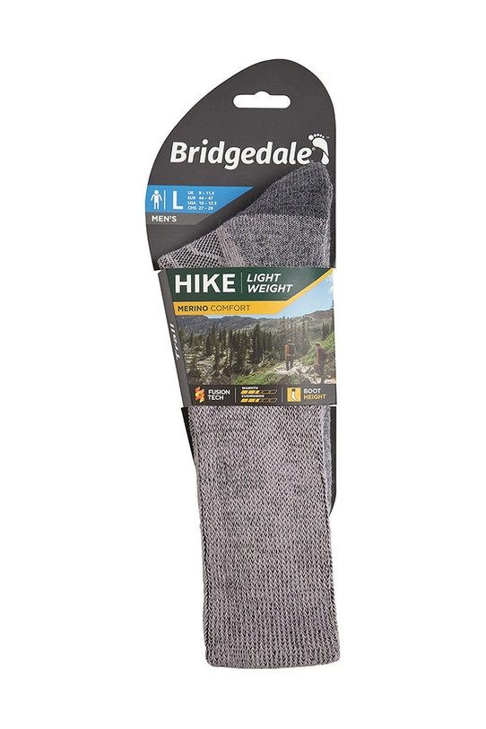 Bridgedale skarpetki Lightweight Merino Comfort 710514 szary SS23