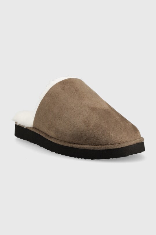 Abercrombie & Fitch kapcie KI112.3069.400 brązowy AW22