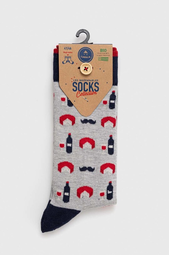 Odzież Cabaia skarpetki SOKW22.ANTONIN.ARIELLE szary
