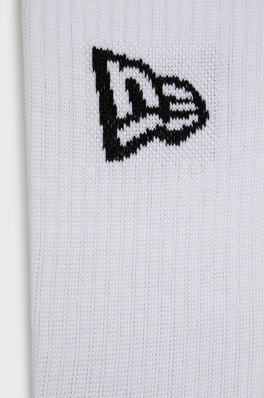 New Era sosete (3-pack) 13113558 alb AW22