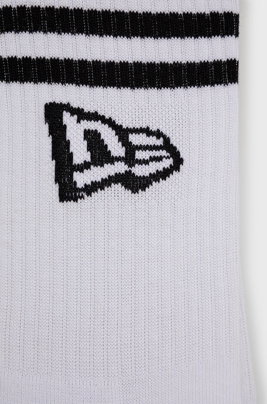 New Era sosete (3-pack) 13113626 alb AW22