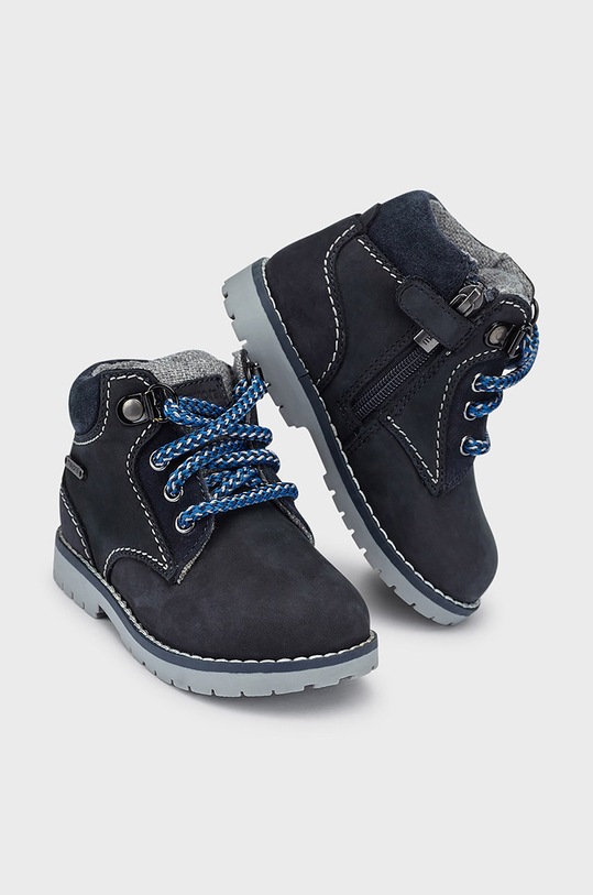 Mayoral scarpe invernali in pelle bambino/a 42342.60A.Baby blu navy AW22