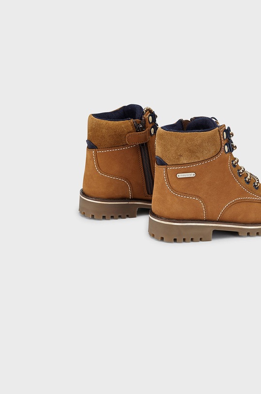Mayoral pantofi din piele intoarsa pentru copii 46342.60B.Mini maro