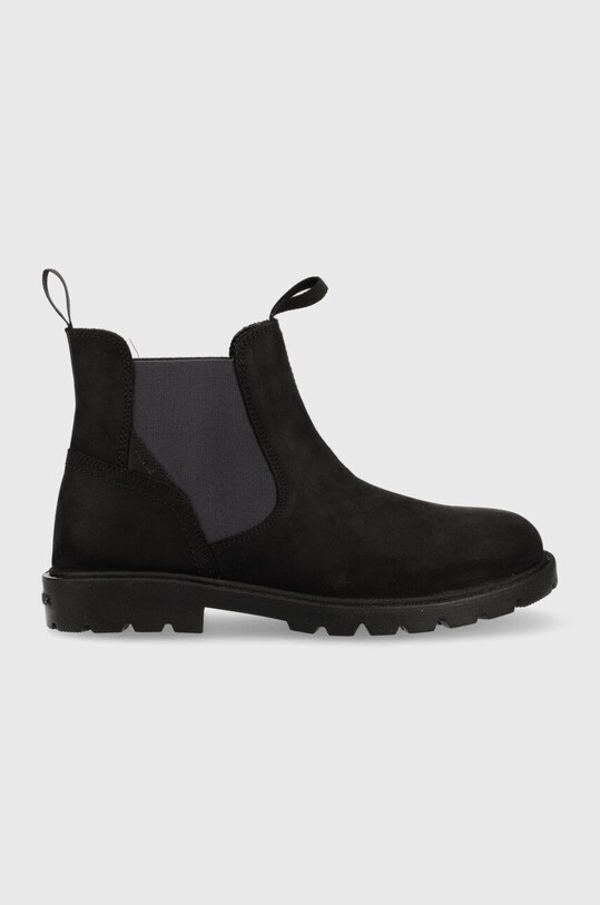 Geox cizme chelsea din piele intoarsa usor izolat negru J16FAA.00045.36.39