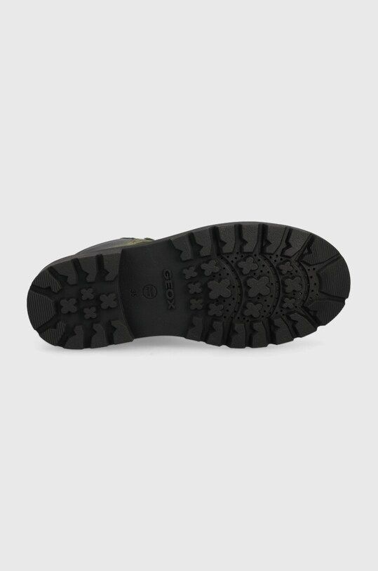 Geox ghete de iarna pentru copii din piele J16FAB.032BC.28.35 verde