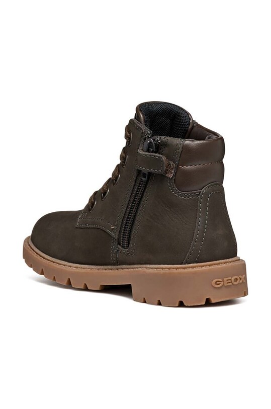 Geox ghete de iarna pentru copii din piele maro J16FAB.032BC.28.35
