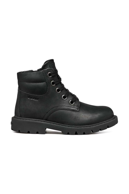 Geox ghete de iarna pentru copii din piele J16FAB.032BC.28.35 negru AW24