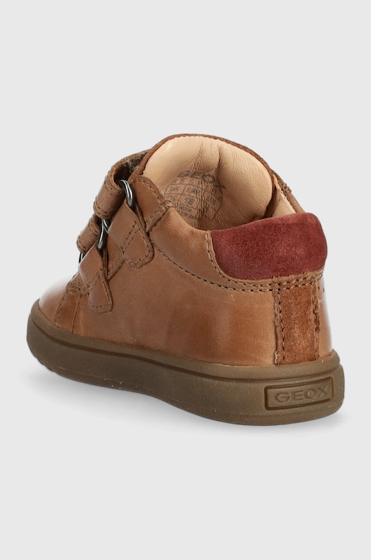 Chlapec Detské kožené poltopánky Geox B044DD.0CL22 hnedá