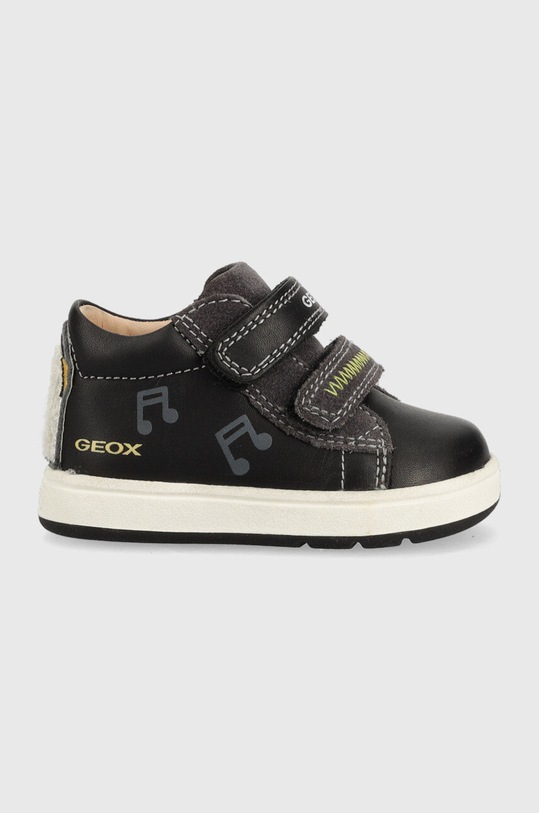 Geox incaltaminte din piele pentru copii Biglia negru B264DB.08522