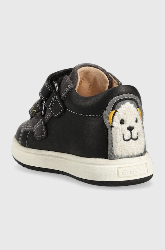 Chłopiec Geox półbuty skórzane dziecięce Biglia B264DB.08522 czarny