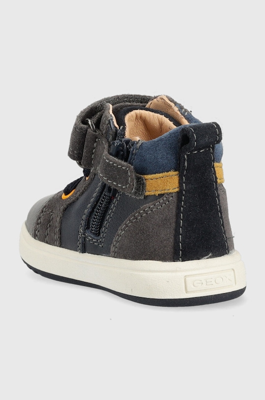 Băieți Geox incaltaminte din piele pentru copii Biglia B044DA.0CL22 gri