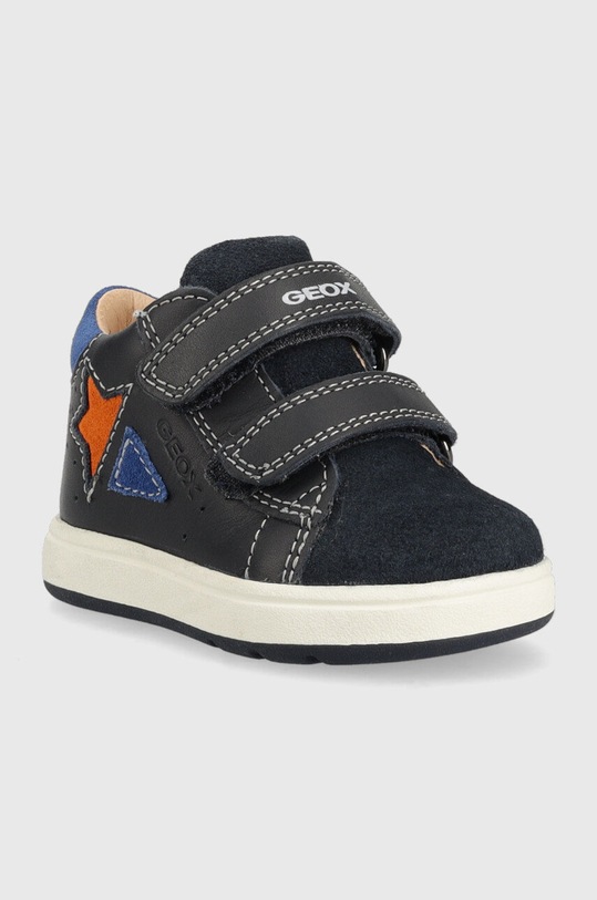 Geox incaltaminte din piele pentru copii B164DA.08522 bleumarin AW22