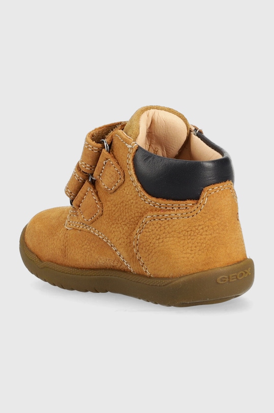 Αγορίστικα Δερμάτινα παιδικά κλειστά παπούτσια Geox B164NC.03285 καφέ