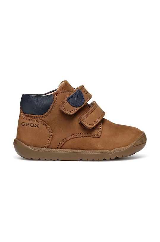 Детски половинки обувки от кожа Geox B164NC.03285 кафяв AW24