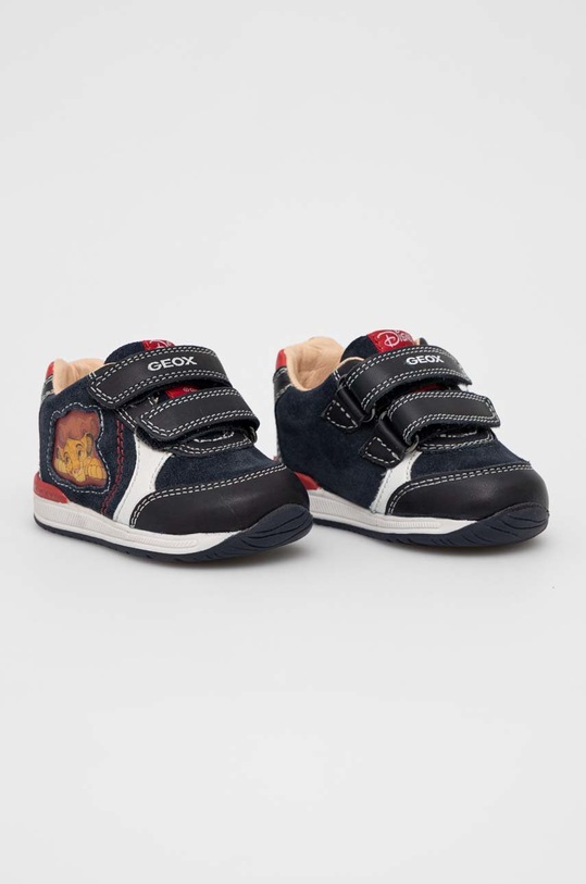 Dětské polobotky Geox Rishon B260RC.08522 námořnická modř AW22