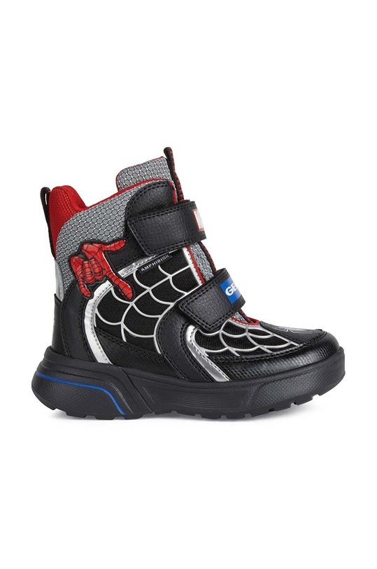 Geox gyerek cipő X Marvel szintetikus bőr fekete J267UA.0BU11.24.27