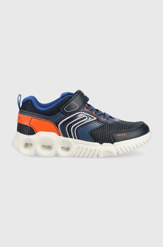 Geox sneakersy dziecięce imitacja skóry licowej granatowy J25GAB.0FUCE.32.35