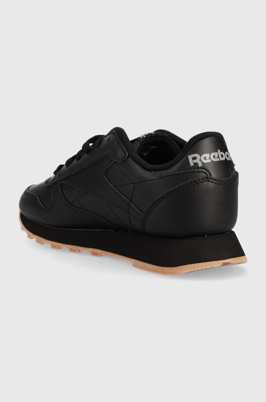 Obuv Detské kožené tenisky Reebok Classic Cl Lthr GZ6093 čierna