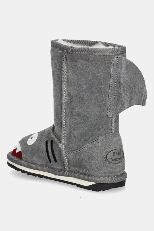 Chłopiec Emu Australia śniegowce zamszowe dziecięce Shark K10589.Shark szary