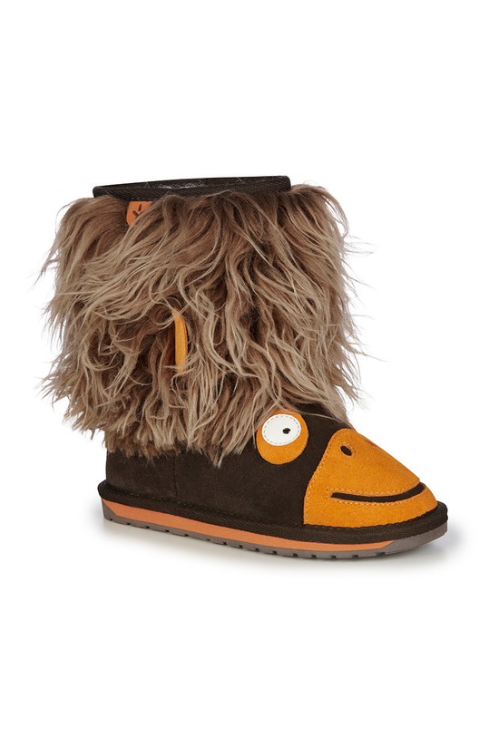 Детски велурени апрески Emu Australia Orangutan K12756.Orangutan кафяв AW22