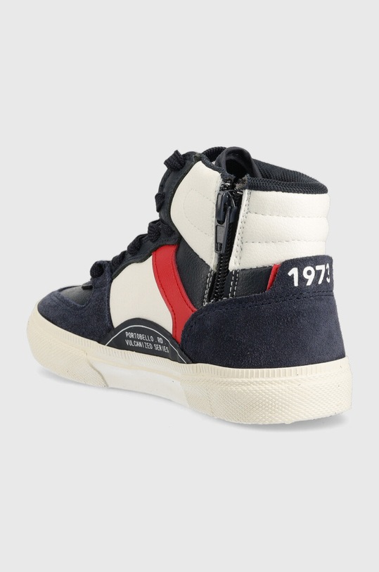Chłopiec Pepe Jeans sneakersy skórzane dziecięce PBS30528 granatowy