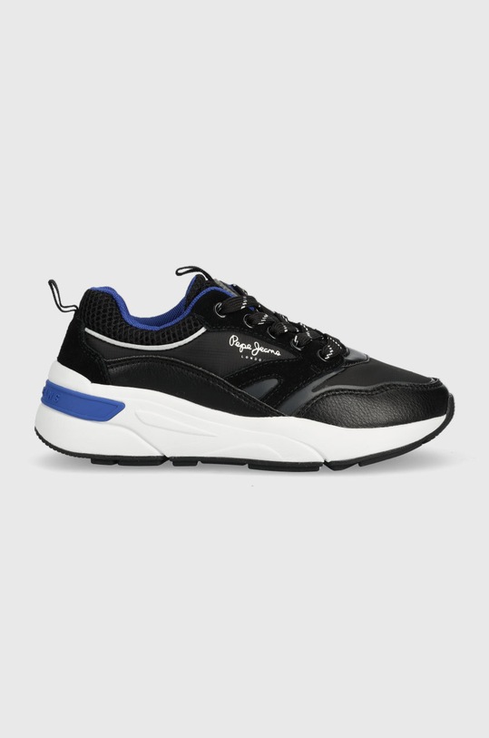 Dětské sneakers boty Pepe Jeans textilní černá PBS30544