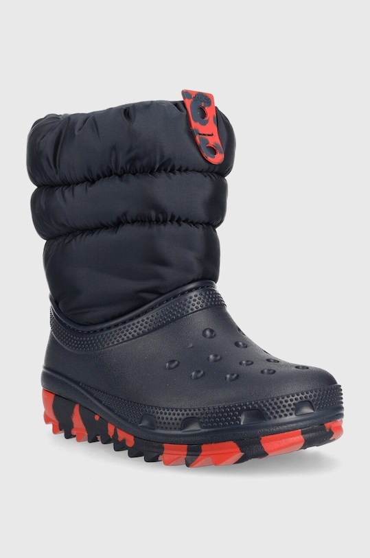 Dječje cipele za snijeg Crocs 207684.CROCS.CLASSIC.NEO.PUFF.BOOT.K mornarsko plava AW22