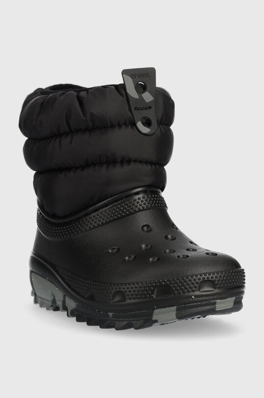 Детские сапоги Crocs 207683.CROCS.CLASSIC.NEO.PUFF.BOOT.T чёрный AW22
