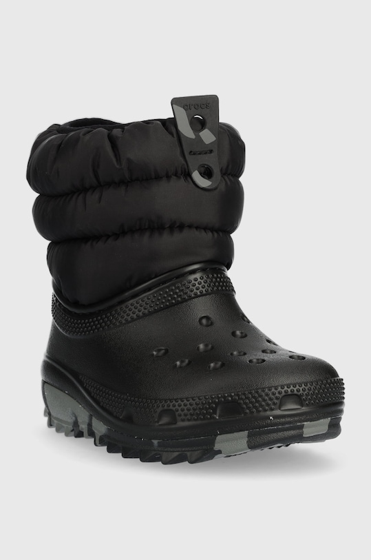 Dječje cipele za snijeg Crocs 207683.CROCS.CLASSIC.NEO.PUFF.BOOT.T crna AW22