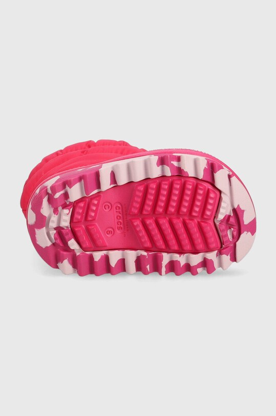 Дитячі чоботи Crocs 207683.CROCS.CLASSIC.NEO.PUFF.BOOT.T рожевий