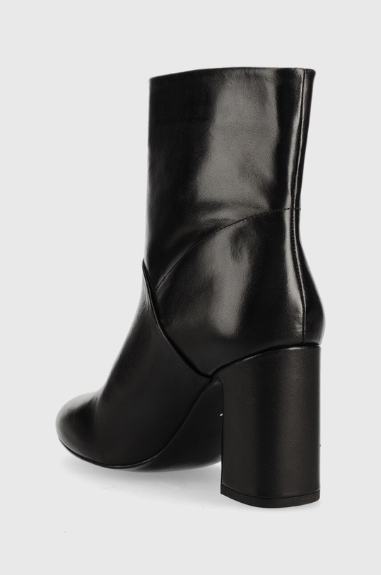 Încălțăminte Sisley cizme de piele 8G9LWD00R.700 negru