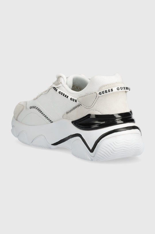 Încălțăminte Guess sneakers MICOLA FL7MIC.LEA12.WHITE alb
