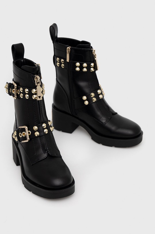 Guess botki Pimen FL7PIM.ELE10.BLACK czarny AW22