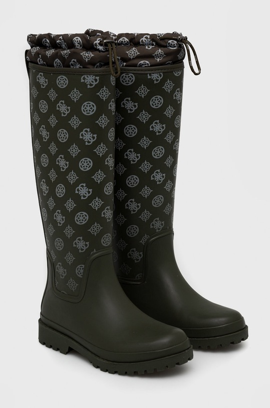 Guess gumicsizma Reisa FL7REI.FAL11.OLIVE zöld AW22