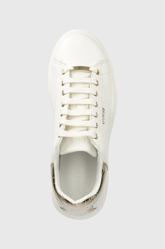 Guess sneakersy skórzane VIBO biały FL7RNO.ELE12.WHIGO