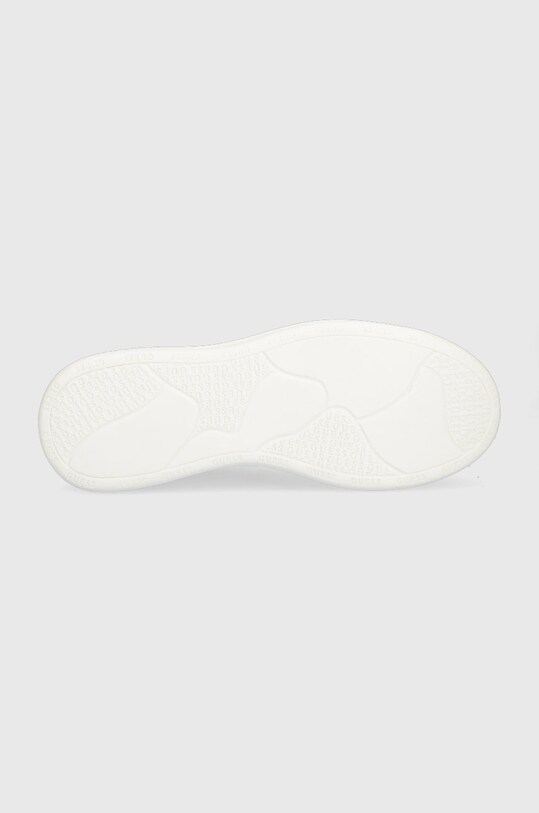 Guess sneakersy skórzane VIBO FL7RNO.ELE12.WHIGO biały