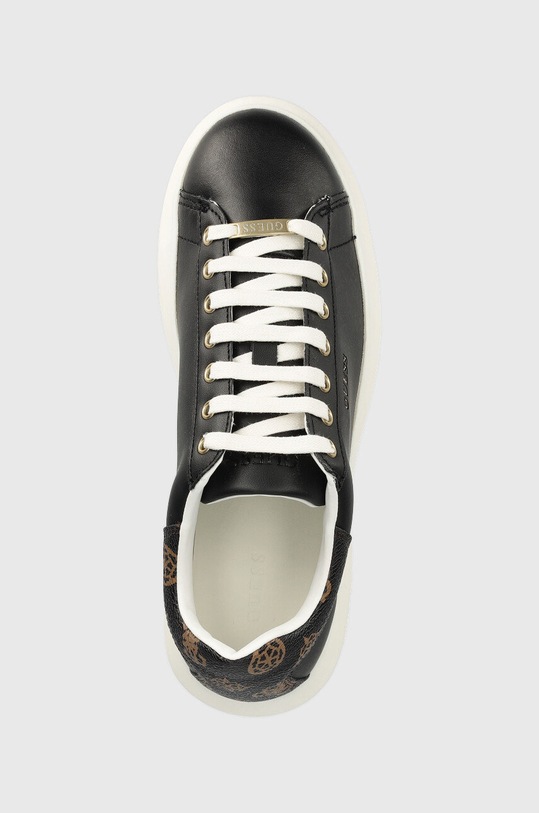 Guess sneakersy skórzane VIBO czarny FL7RNO.FAL12.BLKBR