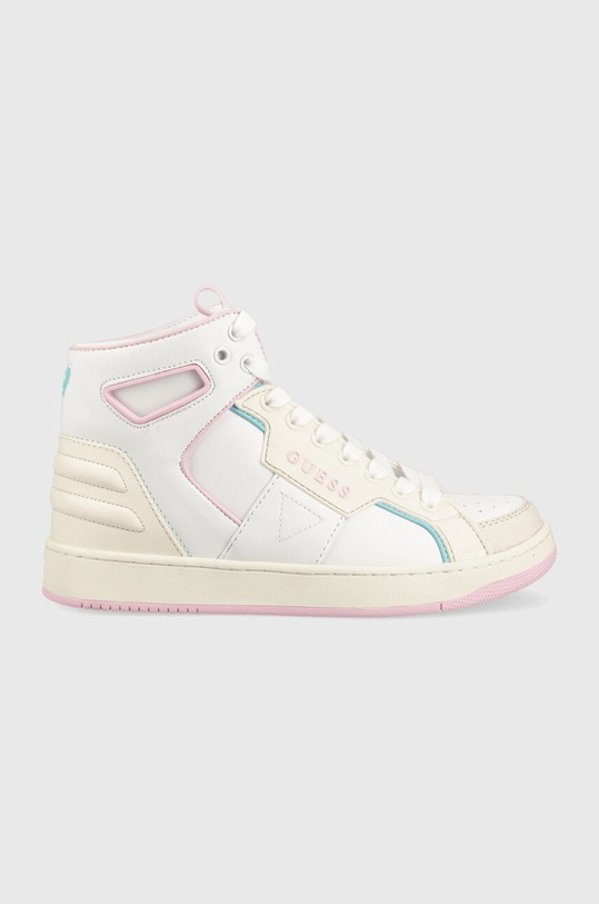 Guess sneakersy Basqet syntetyczny biały FL7BSQ.LEA12.WHIPI