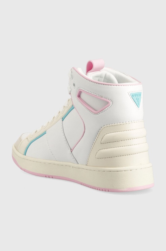 Obuwie Guess sneakersy Basqet FL7BSQ.LEA12.WHIPI biały