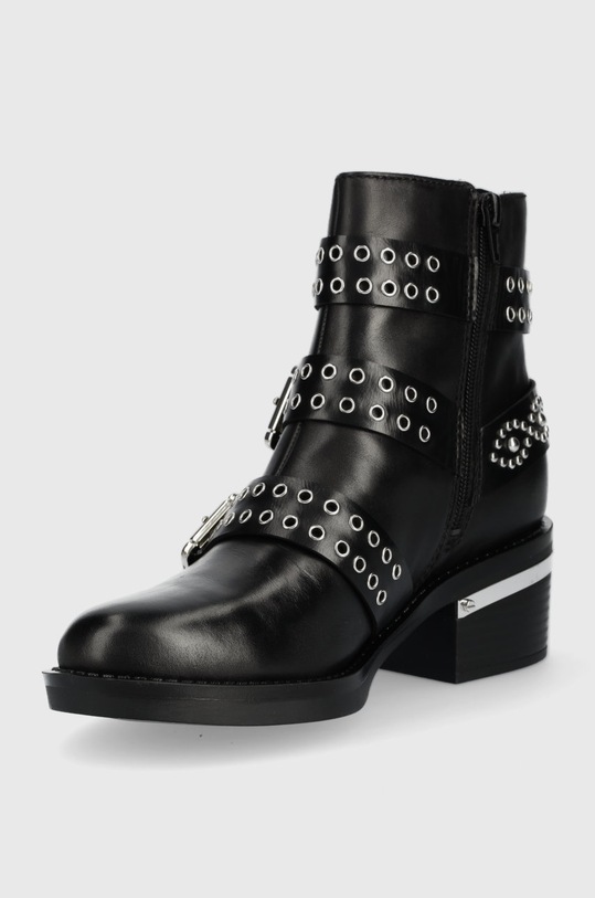 Obuwie Guess botki skórzane Fifii FL7FFI.ELE10.BLACK czarny