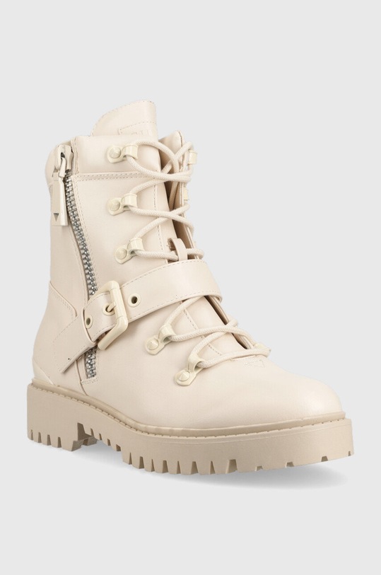 Guess workery Oklee FL7OKL.LEA10.IVORY beżowy AW22